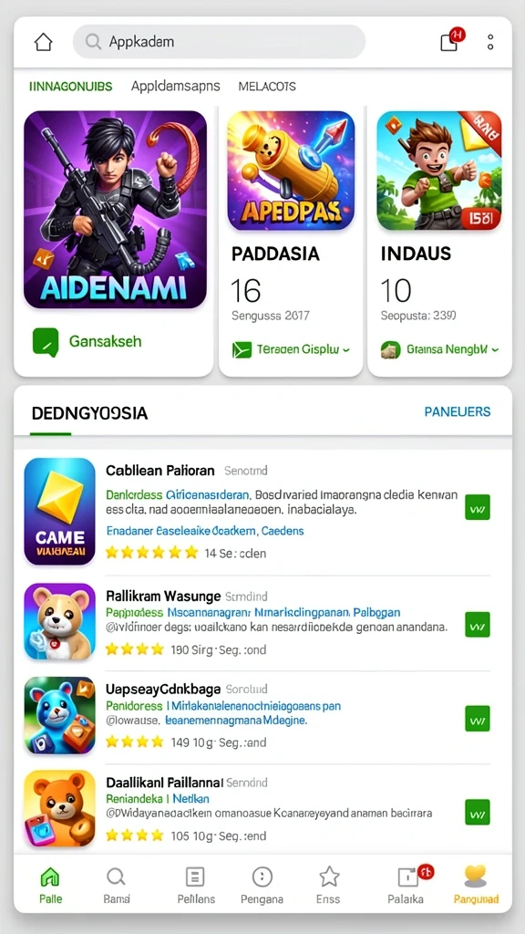 Tampilan antarmuka yang intuitif dan user-friendly.