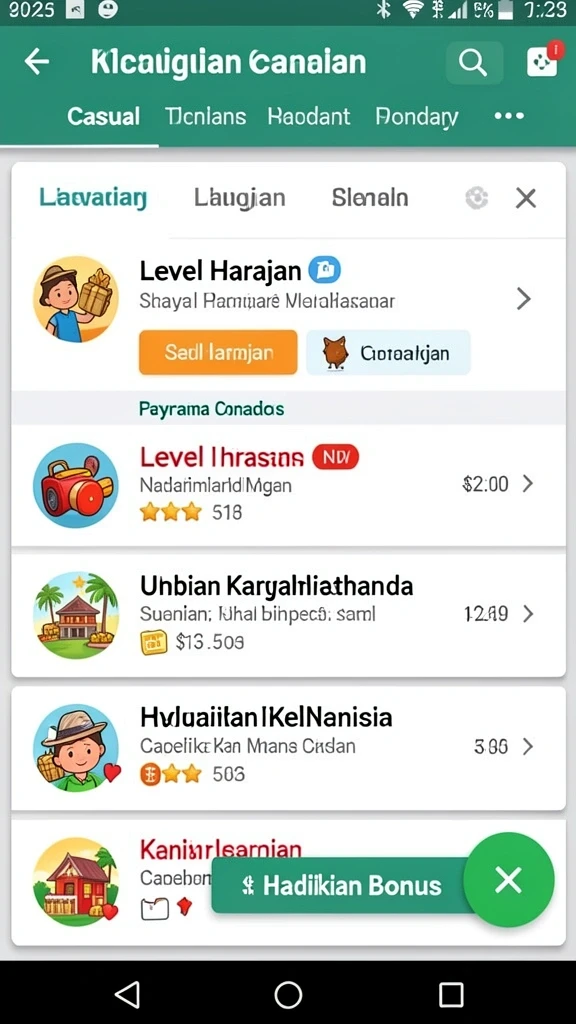 Tampilan grafik yang menawan dalam permainan slot.