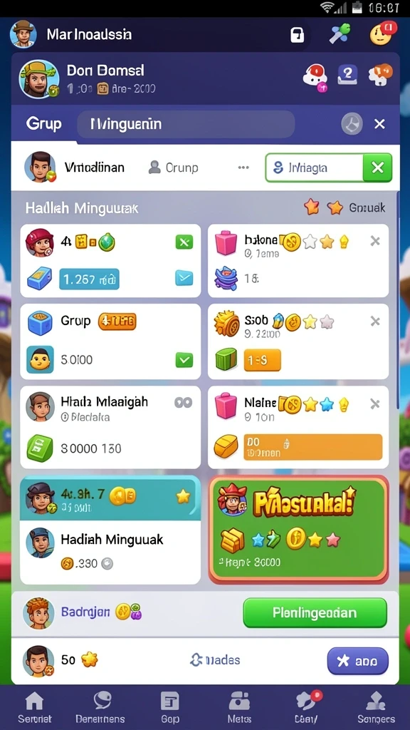 Menampilkan mode permainan yang seru dan menantang.