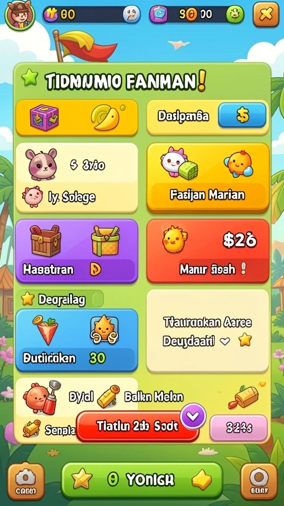 Tampilan grafis yang memukau dan penuh warna.
