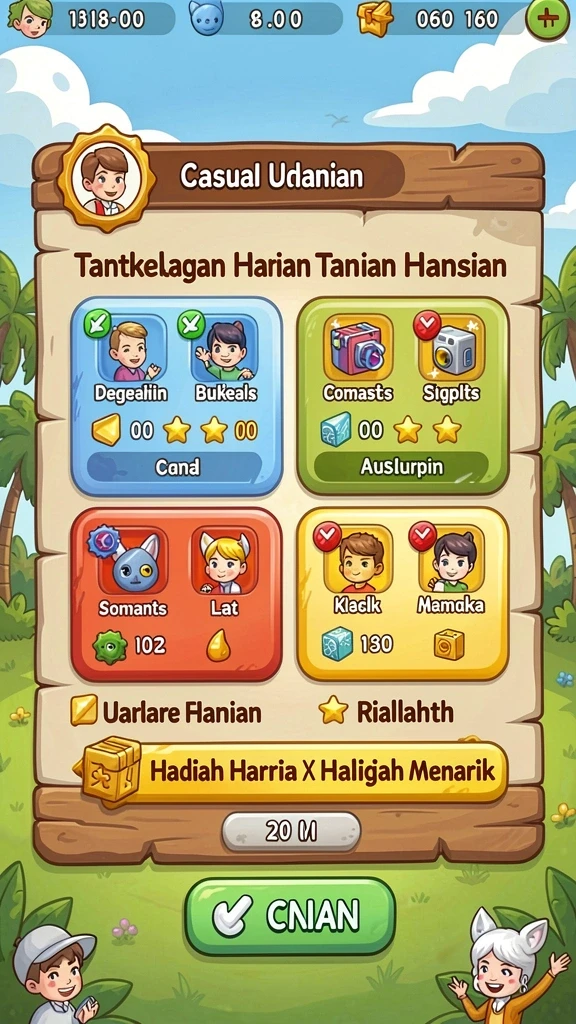 Karakter menarik dan unik untuk dimainkan.