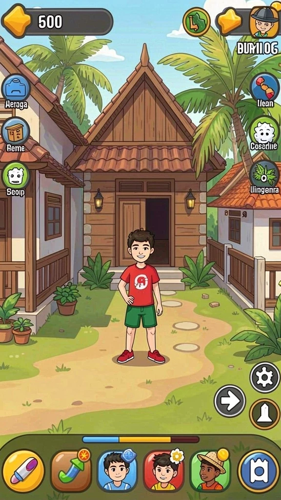 Tampilan antarmuka yang sederhana dan menarik.