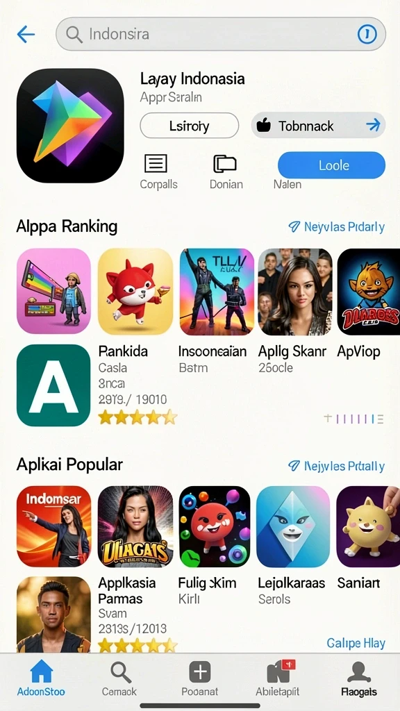 Tampilan antarmuka yang user-friendly dan menarik.