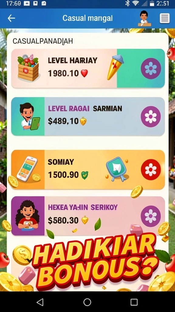 Level yang menantang dengan grafis menawan.