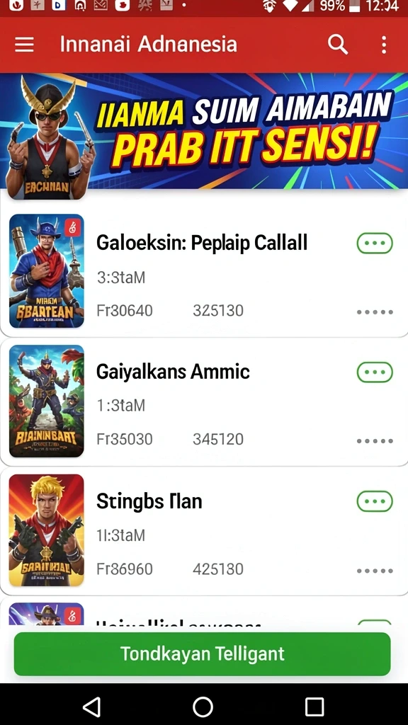 Momen seru saat menyelesaikan tantangan dalam game.