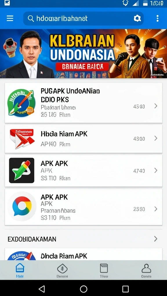Tampilan antarmuka yang user-friendly.