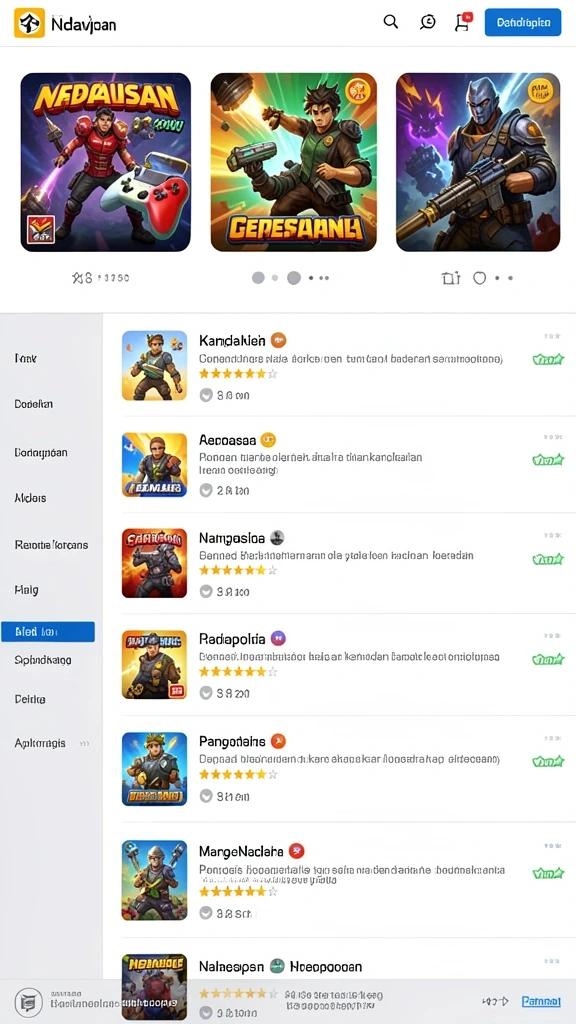 Fitur upgrade karakter yang menarik untuk dieksplorasi.