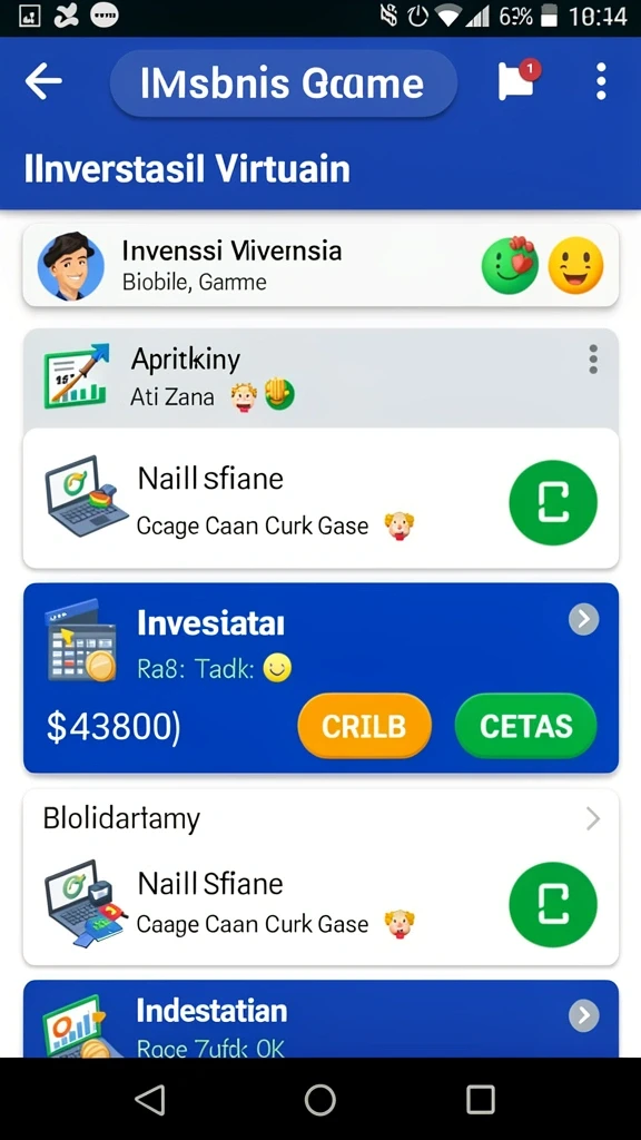 Tampilan mesin slot yang penuh warna dan menarik.