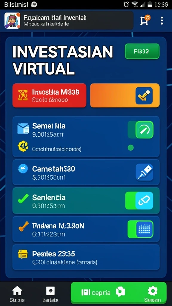 Tangkapan layar menampilkan grafis yang memukau dan level yang menantang.
