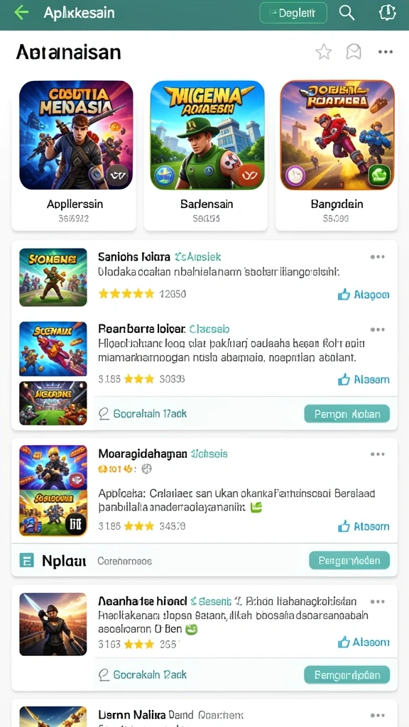 Fitur interaksi sosial untuk berkompetisi dengan teman.