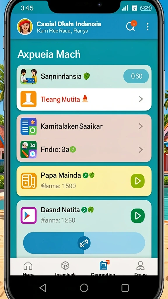 Tampilan antarmuka yang ramah pengguna dan menarik.
