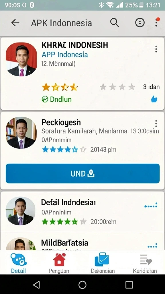 Tampilan menu utama yang menarik dan user-friendly.