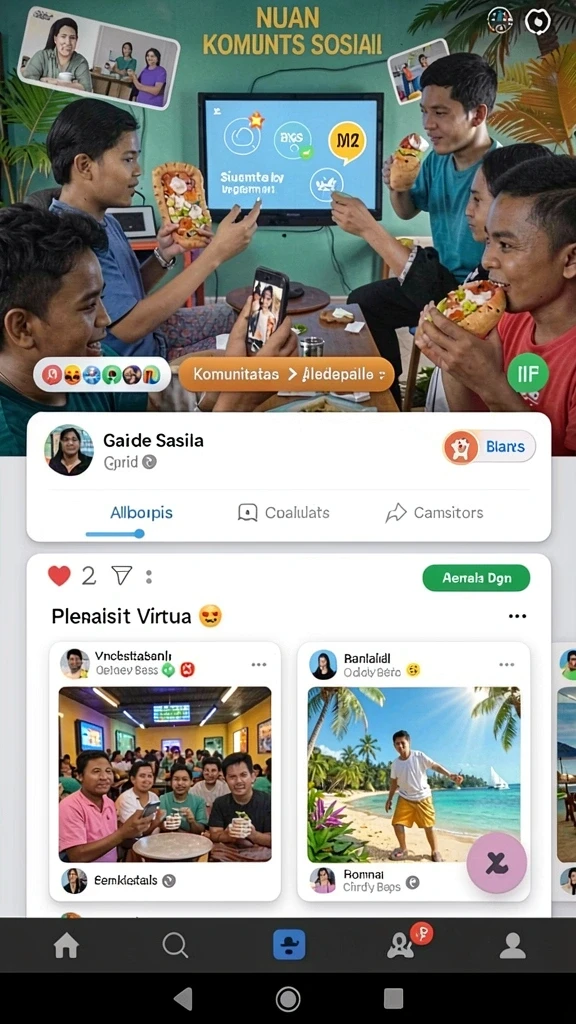 Pengalaman multiplayer yang seru dan mengasyikkan.
