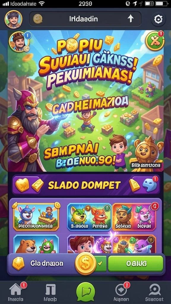Grafis permainan slot yang memukau dan modern.