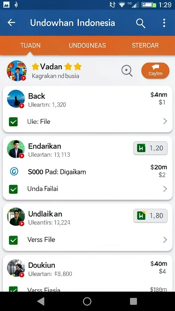 Antarmuka yang menarik dan mudah digunakan.
