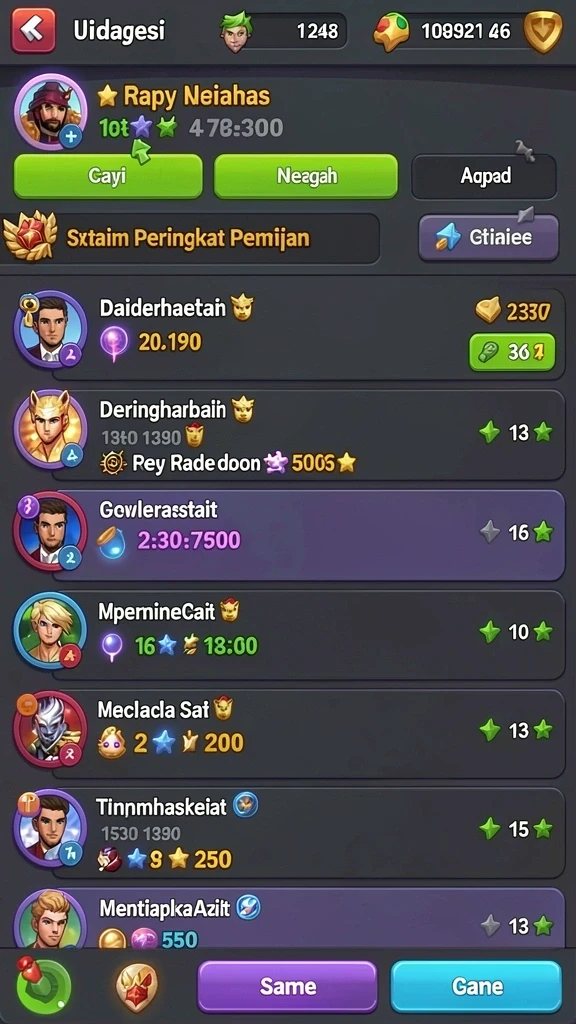 Misi menarik yang menantang pemain untuk berpikir strategis.