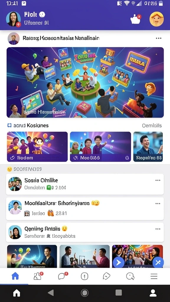 Tampilan awal game yang menawan.