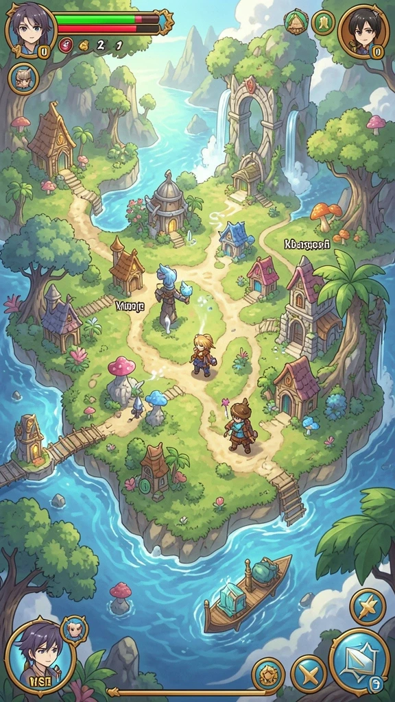 Fitur multiplayer yang memungkinkan bermain bersama teman.