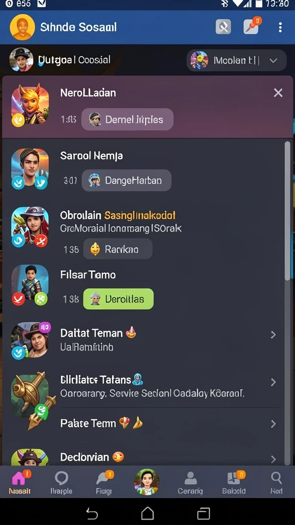 Tampilan antarmuka yang ramah pengguna.