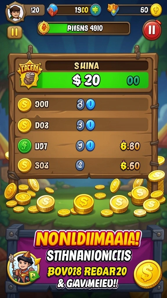 Screenshot menampilkan mode permainan yang kompetitif di QQ222.