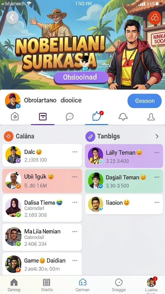 Karakter unik yang dapat dimainkan dengan kemampuan khusus.