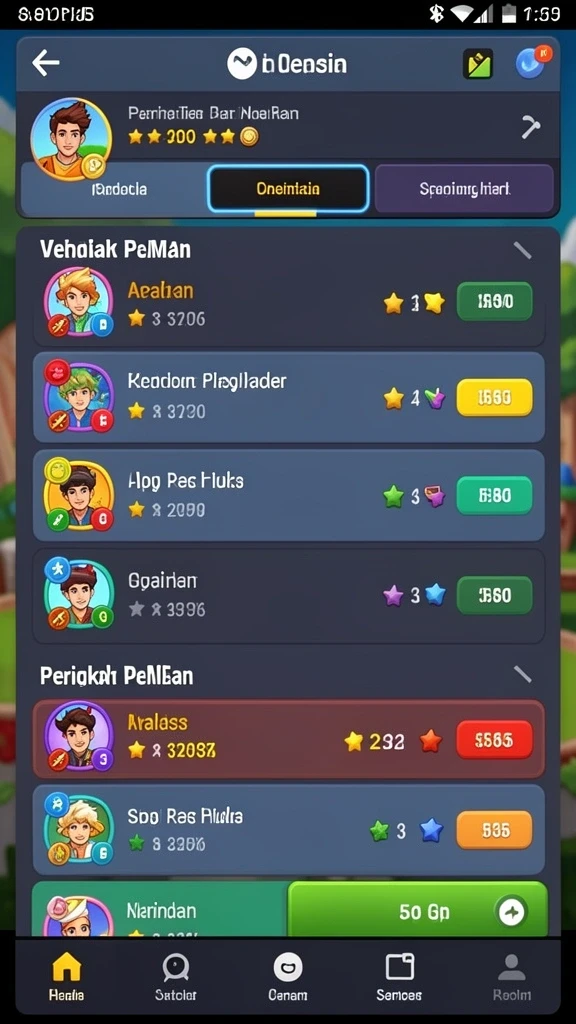 Fitur multiplayer yang memungkinkan interaksi sosial.