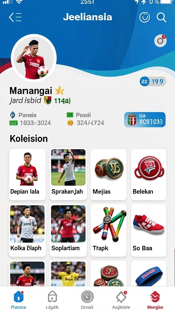 Tampilan layar utama aplikasi SEDAPTOGEL