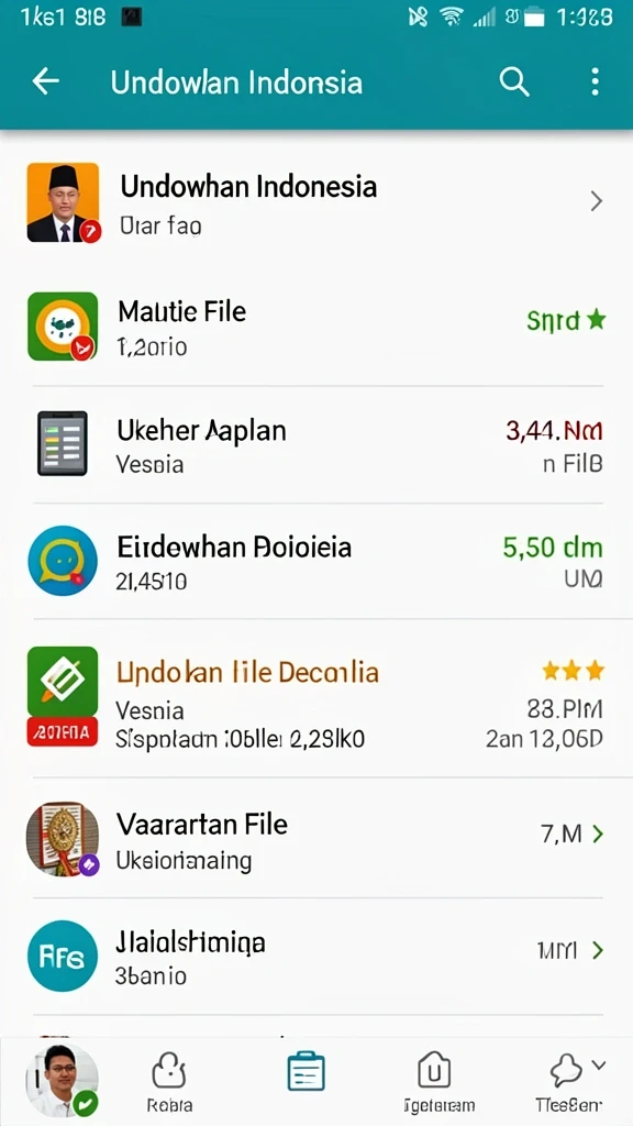 Tampilan antarmuka yang modern dan mudah digunakan.