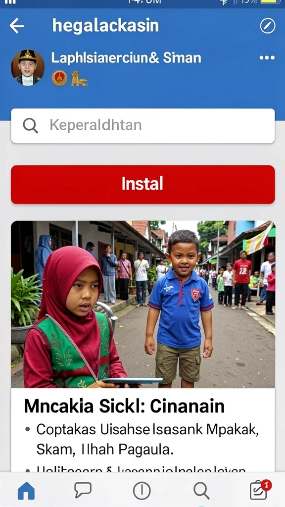 Layar utama SPINHARTA dengan tampilan yang menarik.