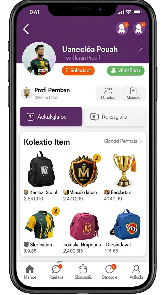 Tampilan antarmuka yang user-friendly dan menarik.