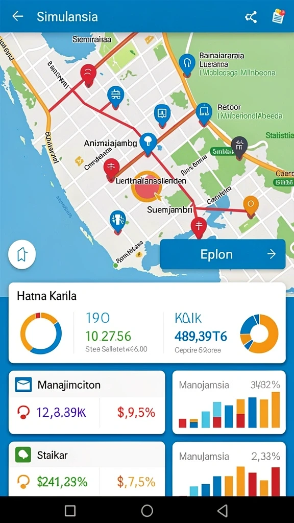 Grafis yang menawan dan warna yang cerah.