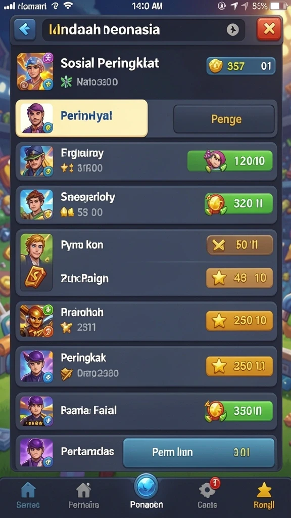 Tangkapan layar 3 memperlihatkan sistem reward yang menarik dan menguntungkan.