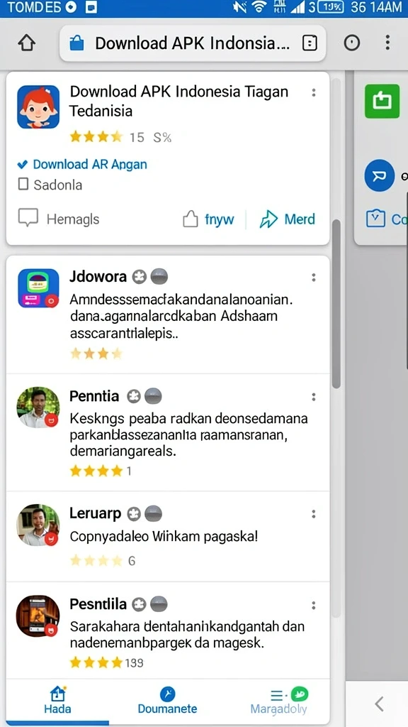 Screenshot memperlihatkan interaksi antara karakter dalam permainan.